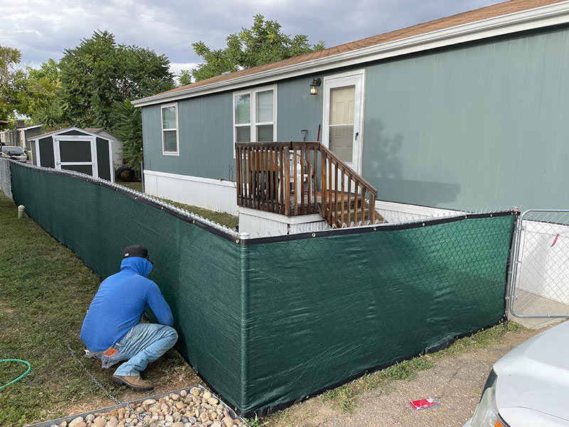 Denver chain link fence