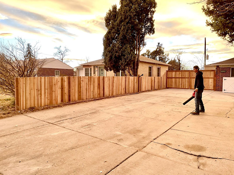 denver driveway fence