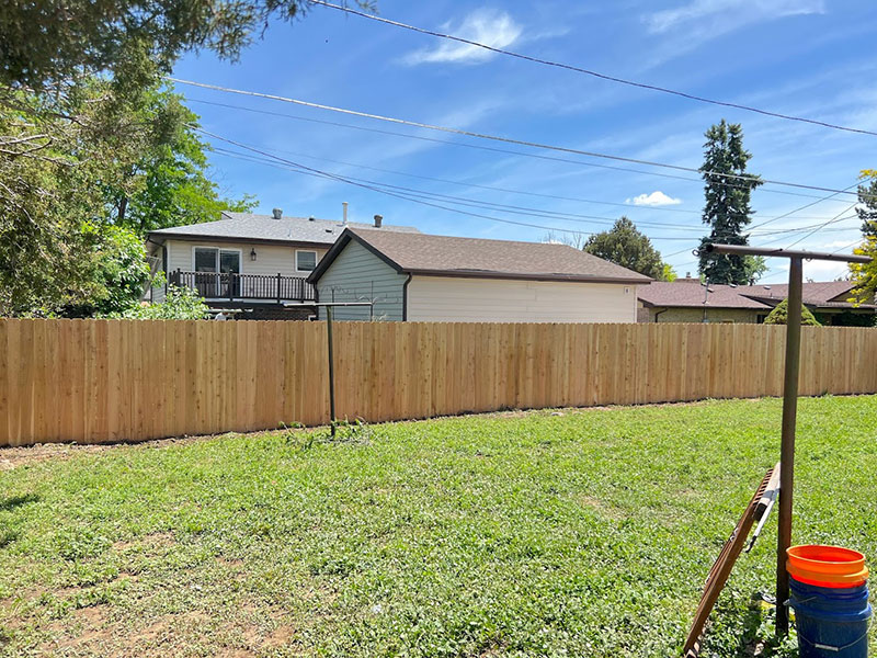 Denver yard fence