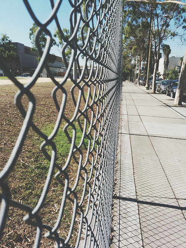 Denver urban metal fence