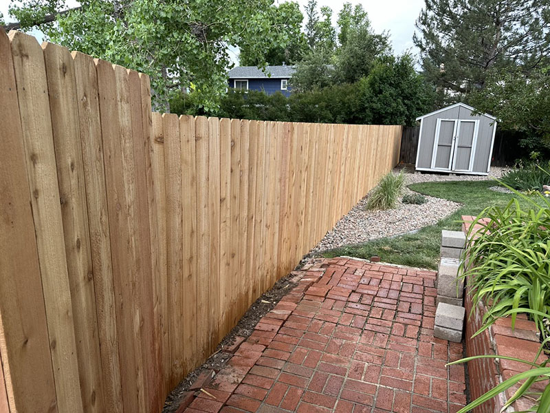 6 foot privacy fence in Denver, Colorado