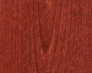 Wood Defender semi transparent barn red stain color